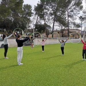 entrainement covid a la foux sur l'herbe