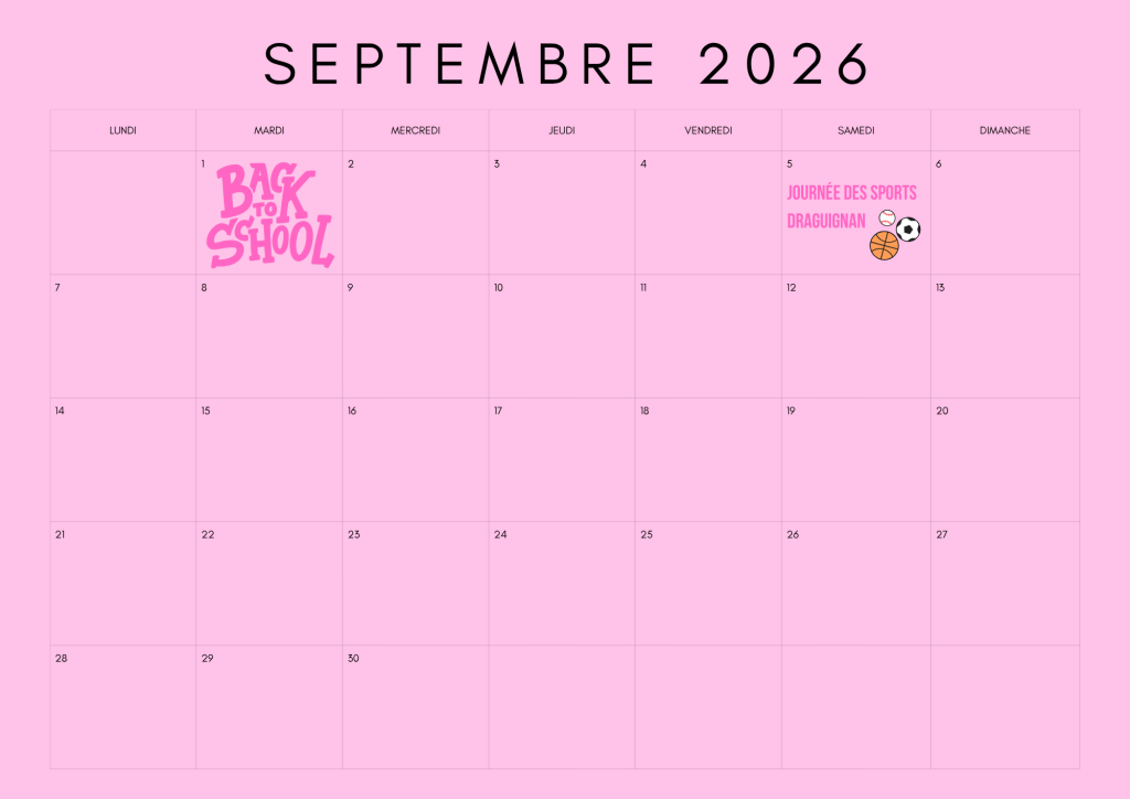 black white simple modern 2026 monthly calendar